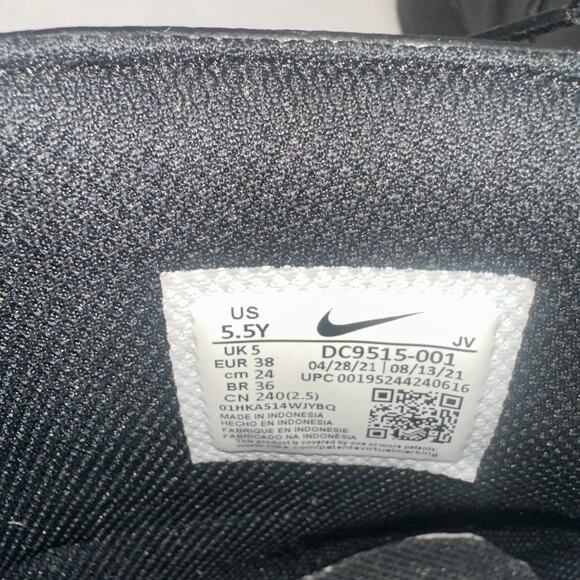 Nike Boys Air Max Goaterra 2.0 DC9515-001 Black Hiking Shoes Sneakers Size 5.5Y - Picture 5 of 10